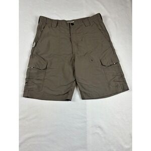 Wrangler Mens Cargo Shorts Size 34 Olive Nylon
